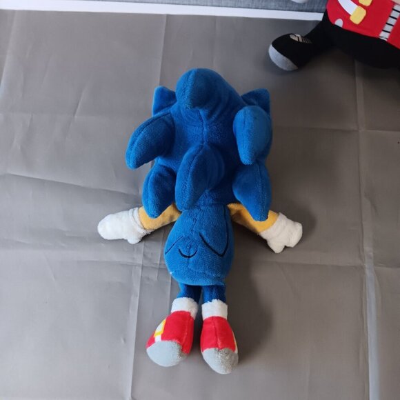 Sonic Hedgehog Dr Robotnik Eggman Plush Lot Sega Video Game Stuffed Animals - Picture 3 of 11